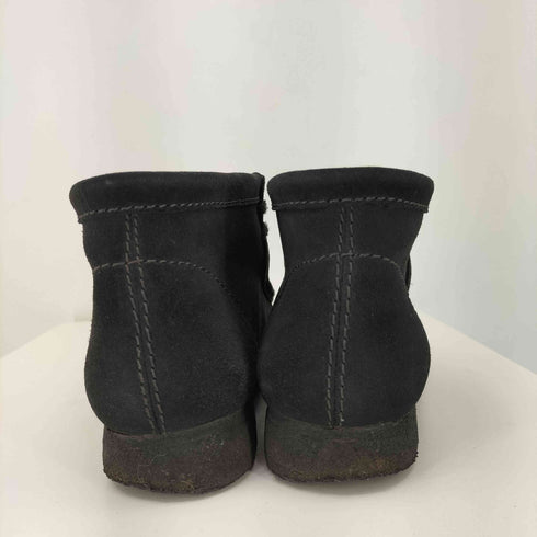 クラークスオリジナルズ Clarks ORIGINALS Wallabee Boot ブラックスエード メンズ JPN:25.5