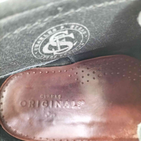 クラークスオリジナルズ Clarks ORIGINALS Wallabee Boot ブラックスエード メンズ JPN:25.5