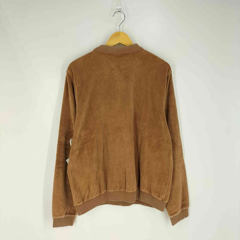 エルエルビーン L.L.Bean リブ切替 パイル地 ロングスリーブ ポロシャツ メンズ
