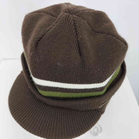 NY刺繍 つば付きニット メンズ 57-59cm