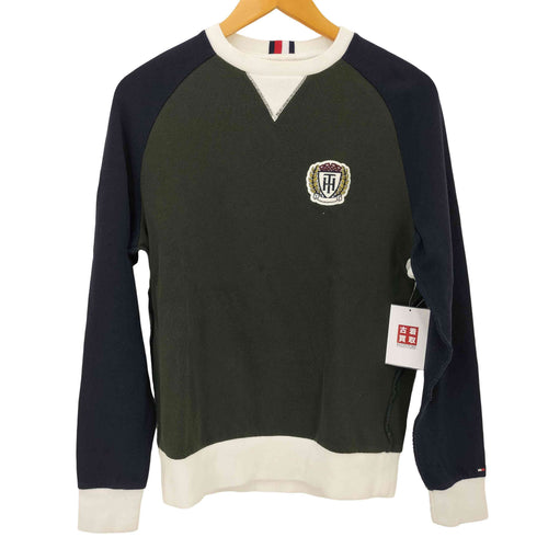 トミーヒルフィガー TOMMY HILFIGER ワッペン付きコットントレーナー メンズ JPN:S