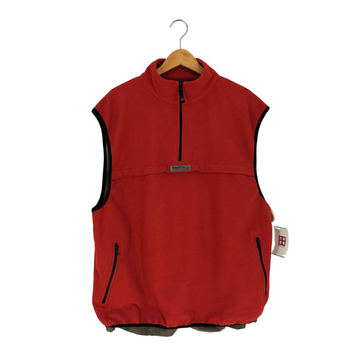 ノーティカコンプレッション NAUTICA COMPETITION USA製 ハーフジップ フリースベスト メンズ import:XL