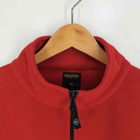 ノーティカコンプレッション NAUTICA COMPETITION USA製 ハーフジップ フリースベスト メンズ import:XL