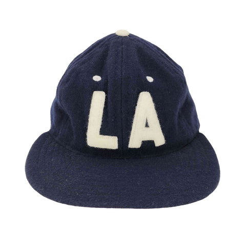 エベッツフィールドフランネルズ Ebbets Field Flannels USA製 LA刺繍ウールキャップ メンズ ONE SIZE
