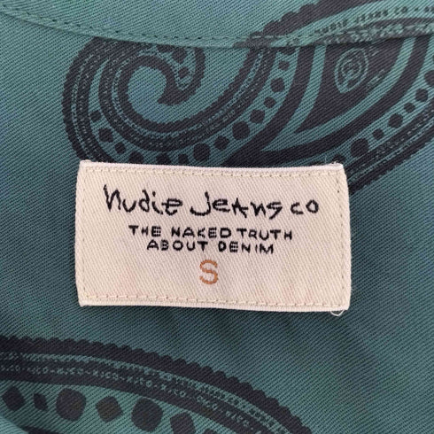 ヌーディージーンズ Nudie Jeans Vidar Paisley オープンカラーシャツ メンズ import:S
