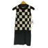 マリークワント MARY QUANT チェッカーフラッグ ニットワンピース レディース M
