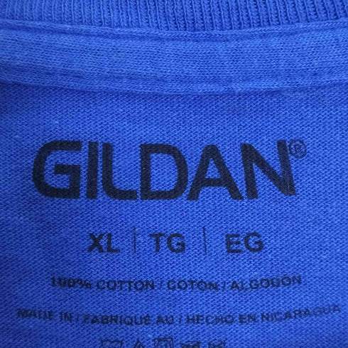 ギルダン GILDAN イーグル アニマルプリント クルーネック Tシャツ メンズ import:XL
