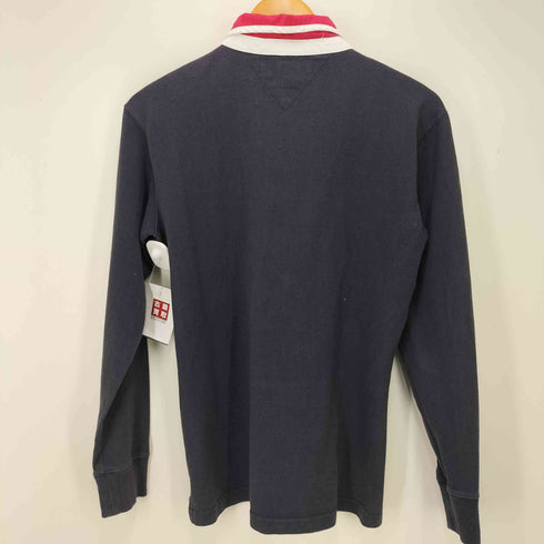 トミーヒルフィガー TOMMY HILFIGER ワッペン付きラガーロングシャツ メンズ JPN:S