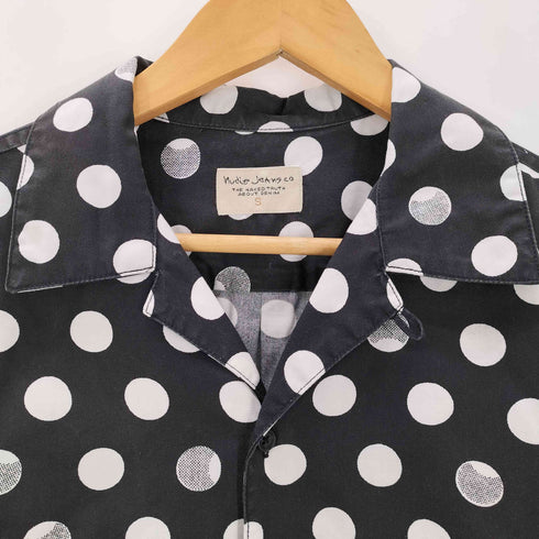 ヌーディージーンズ Nudie Jeans Vidar Dots オープンカラーシャツ メンズ import:S