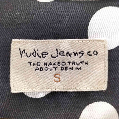 ヌーディージーンズ Nudie Jeans Vidar Dots オープンカラーシャツ メンズ import:S