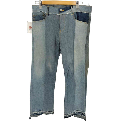 NOVE 再構築パッチワークデニム メンズ 34