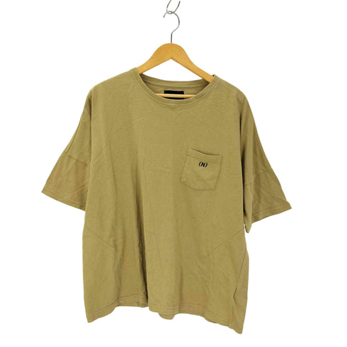N NUMBER 別注 バックプリントロゴ Uネック Tシャツ メンズ JPN:L