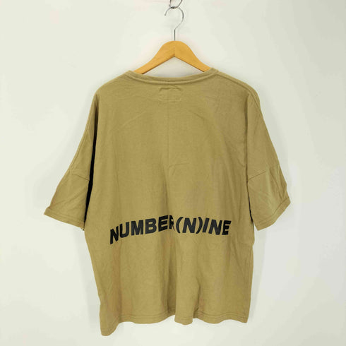 N NUMBER 別注 バックプリントロゴ Uネック Tシャツ メンズ JPN:L