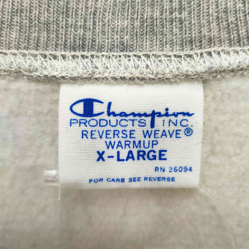 チャンピオン Champion 青単 復刻 REVERSE WEAVE リバースウィーブ クルーネックスウェットシャツ メンズ JPN:XL