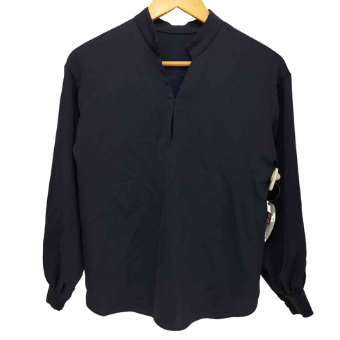 ステュディオス STUDIOUS 20AW ポリエステル L/S ノーカラーブラウス レディース FREE