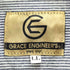 グレースエンジニアーズ GRACE ENGINEERS 綿麻ストライプ半袖ツナギ メンズ LL