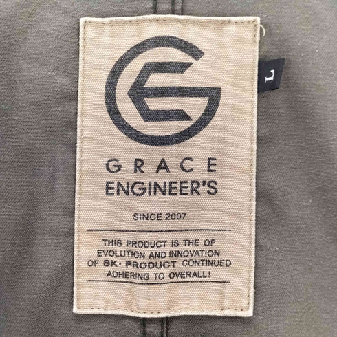 グレースエンジニアーズ GRACE ENGINEERS GE-157 サロペット メンズ L