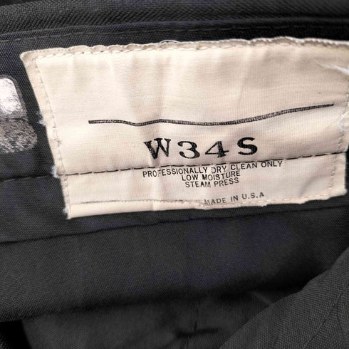 MADE IN USA 側章 サイドアジャスター スラックス メンズ W34S