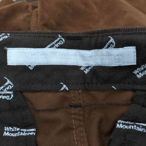 ホワイトマウンテニアリング WHITE MOUNTAINEERING コーデュロイ 切替デザイン パンツ メンズ 0