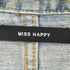 MISS HAPPY 2ポケット クロップド デニムジャケット レディース
