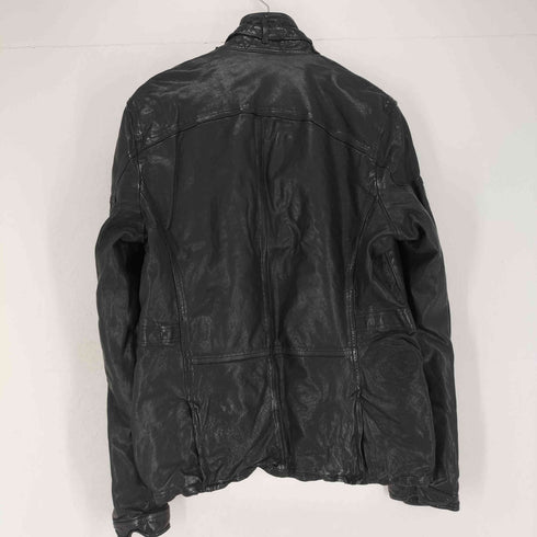 ニールバレット NEIL BARRETT ウォーターバッファロー レザー バイカー ジャケット メンズ JPN:M