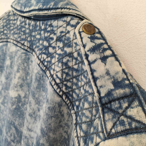 ウノピュウノウグァーレトレ 1PIU1UGUALE3 sweat denim riders jacket メンズ 5