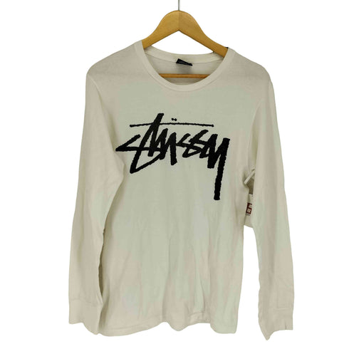 ステューシー Stussy フロントロゴプリントクルーネック L/S TEE メンズ JPN:S
