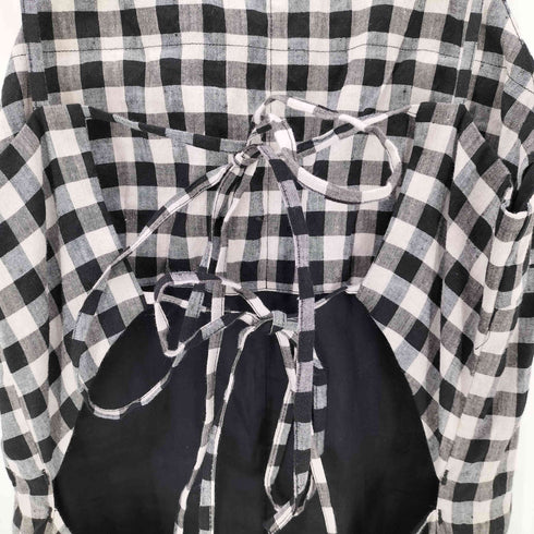 Rosary Moon Back Open Gingham Dress バック オープン ギンガム ドレス レディース Reguler
