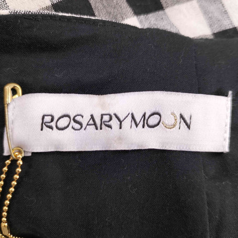 Rosary Moon Back Open Gingham Dress バック オープン ギンガム ドレス レディース Reguler