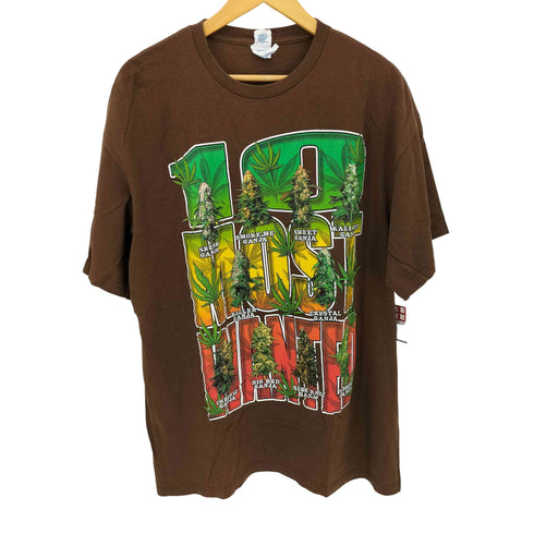 デルタプロウェイト DELTA PRO WEIGHT GANJA10プリント Tシャツ メンズ import:XL