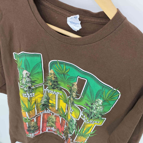 デルタプロウェイト DELTA PRO WEIGHT GANJA10プリント Tシャツ メンズ import:XL