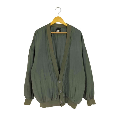 ETC シルク 中綿カーディガン ブルゾン メンズ import:XL