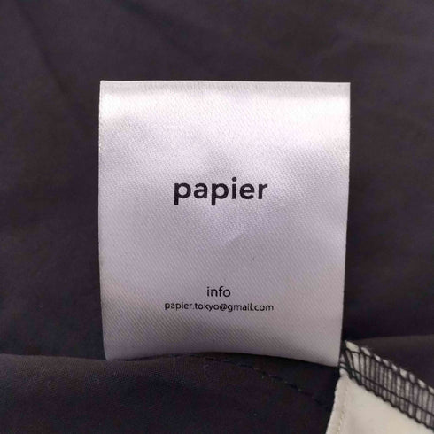 パピエ papier Carrie dress フリルワンピース レディース FREE