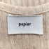 パピエ papier knit camisole レディース FREE
