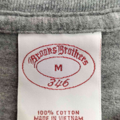 ブルックスブラザーズ 346 BROOKS BROTHERS プリント クルーネック Tシャツ メンズ import:M