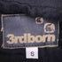 3rdborn インドネシア製 バックプリント キャンバス スタンドカラージャケット Y2K メンズ import:S