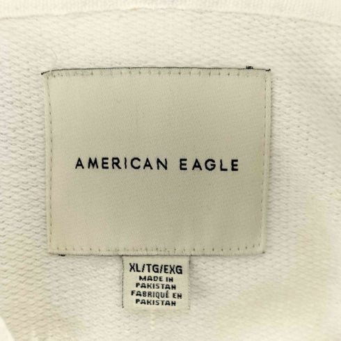 アメリカンイーグルアウトフィッターズ AMERICAN EAGLE OUTFITTERS USAプリント トリコロールカラーパーカー メンズ JPN:XL