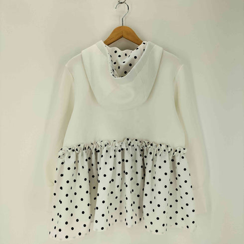 PICCIN PERLA 裾フロッキードットフードパーカー レディース JPN:M