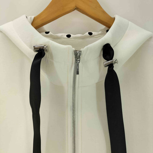 PICCIN PERLA 裾フロッキードットフードパーカー レディース JPN:M