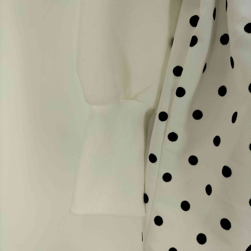 PICCIN PERLA 裾フロッキードットフードパーカー レディース JPN:M