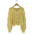 パピエ papier Camellia popcorn knit レディース FREE