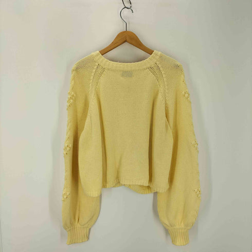 パピエ papier Camellia popcorn knit レディース FREE