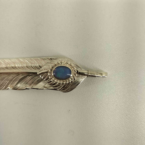 Taro Washimi L flight feather 01 L flight heart feather 01 opal 6×8 cup フェザーペンダント メンズ