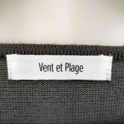 vent et plage Vネックオーバーサイズニット レディース