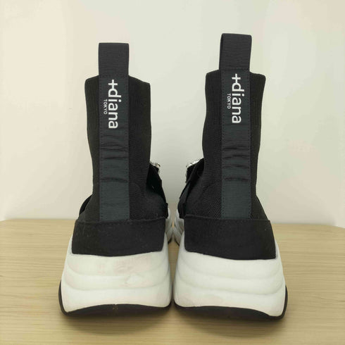 ダイアナ DIANA クリスタルバックル ニットソックススニーカー レディース JPN:24