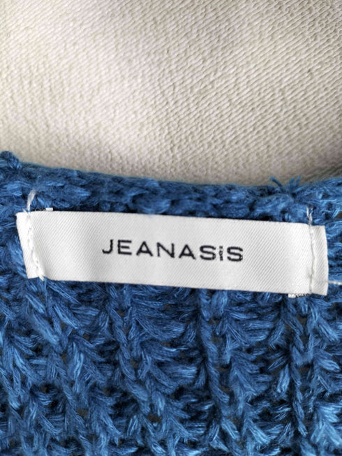 ジーナシス JEANASIS ローゲージアクリルニットカーディガン レディース FREE