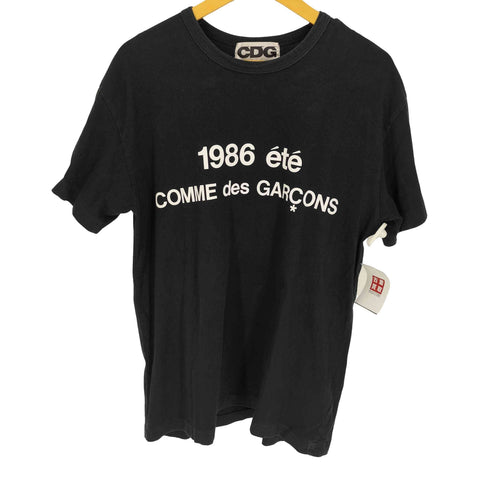 シーディージーコムデギャルソン CDG COMME des GARCONS AD2019 20SS 1986 ETE SS TEE プリント クルーネックTシャツ メンズ JPN:XXL