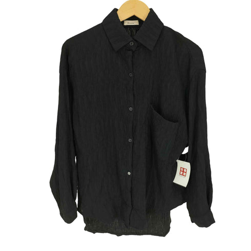 Reurie over wrinkle shirt オーバーリンクルシャツ レディース FREE