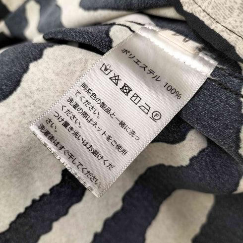 ウエストボーイ WEST BOY レオパード 総柄 レギュラーカラー ポリシャツ メンズ import:M