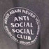 アンチソーシャルソーシャルクラブ ANTI SOCIAL SOCIAL CLUB USA製 両面 ロゴ プリント プルオーバーパーカー レディース import:L